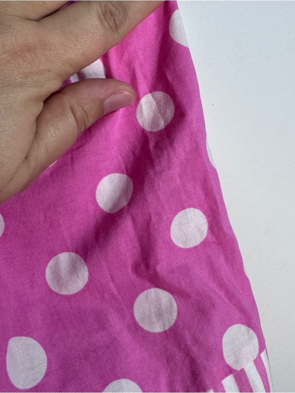 Sophie Rose Pink Polka Dot Dress Girls Size 4 Flower Accent - Picture 3 of 8